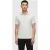 No Excess Polo Revers Solid Vertical Jacquard Stripes Chalk