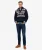 Organic Cotton Vintage Slim Straight Jeans Blauw