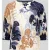 Betty Barclay relaxed fit gebreide pullover van katoen met bloemmotief