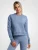 nordicdots Sportief sweatshirt  duifblauw