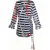 Mucho Gusto Blouse Phuket Nautical Navy, White