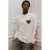 Croyez longsleeve met backprint wit