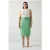 LK Bennett Tabitha Pencil Midi Skirt Green