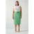 LK Bennett Tabitha Pencil Midi Skirt Green