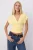 TRENDYOLMİLLA Dames Geel Effen Mouwloos Getailleerd Blouses