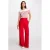 Morgan wide leg high waist pantalon rood