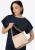 Wittchen Dames Geweven Crossbody Tas met Kettingen, Beige
