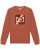 Watapparel Sweatshirt ‘Kassette’  roestbruin / gemengde kleuren