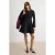TRENDYOLMİLLA Dames Zwart Effen Kort / Mini Lang Skater Jurken