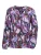 Goldner Blouse  lila / gemengde kleuren