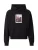HUGO Sweatshirt ‘Deneb’  ecru / bruin / zwart / wit