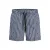 JJ REBEL JUNIOR polyester gestreepte zwemshort donkerblauw