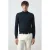 Mango Man wollen gemêleerde pullover – marine