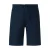 s.Oliver straight bermuda short met linnen donkerblauw