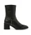 VIA VAI Zoey Rose Enkellaarsjes Dames – Leer – Zwart –