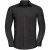 Russell Collection Heren Polycotton Easy-Care Formeel Overhemd met Lange Mouwen (Zwart)
