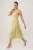 TRENDYOLMİLLA Dames Groen Gestructureerd Maxi Mouwloos Skater Jurken