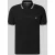Christian Berg Men regular fit poloshirt met contrasterende strepen