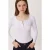 Slim Fit U-Hals Lange Mouwen Blouse