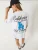 Bianco Lucci Shirt  azuur / zwart / wit