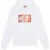 Diesel Heren Torn Logo Hoodie (Wit)