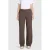 MAC jersey wide leg regular waist broek bruin
