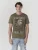 KOROSHI Shirt  donkergeel / antraciet / kaki / pastelgroen