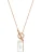 Hey Happiness Ketting ‘Shell T-Bar’  rose-goud