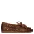 Manfield leren mocassins met studs – cognac