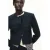 Mango cropped blazer – donkerblauw