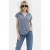 Textuurloze Mouwloze Polo Blouse