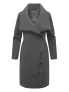 Navahoo Samtrose dames overgangsmantel met opstaande kraag – elegant & modern