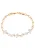 faina Armband  rose-goud / transparant
