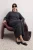 Trendyol Modest Dames Grijs Effen Maxi Lang Bodycon Modest Jurken
