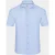 R2 Amsterdam Casual hemd korte mouw Blauw Striped seersucker short slee 132.WSPSS.033/018