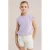WE Fashion T-shirt met backprint lila