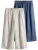 The Set Jeans  crème / blauw denim / zwart
