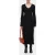 Closed Long Sleeve Rib Dress Black