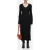 Closed Long Sleeve Rib Dress Black