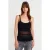 Fitted Ribbed Knit Cami Blouse