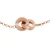 Orphelia Dames 925 Sterling Zilveren Ketting – Roze ZK-7177/RG