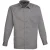 Premier Heren Premier Poplin Formeel Overhemd Met Lange Mouwen (Donkergrijs)