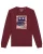 Watapparel Sweatshirt ‘ Good Old Mess ‘  gemengde kleuren / bourgogne