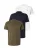 Kronstadt Shirt ‘Erwin’  navy / olijfgroen / wit