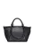 Roberta M Zwart Rundleer Tas