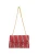 faina Schoudertas  vuurrood / wit