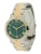 GUESS Analoog horloge ‘Dawn’  goud / smaragd / zilver / offwhite