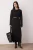 Trendyol Modest Dames Zwart Effen Maxi Driekwart mouw Casual A-lijn Modest Jurken