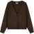 Malelions Women Oversized Knitted Cardigan | Dark Brown