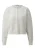 QS Gebreid vest  lichtgrijs
